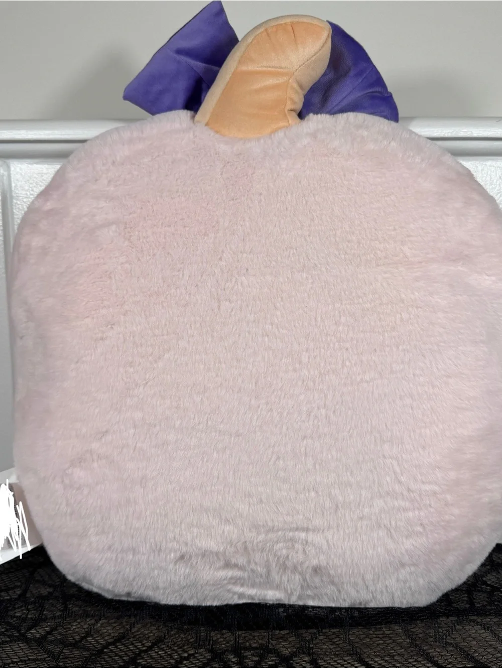 NEW Pink Pumpkin Haunted House Halloween Pillow